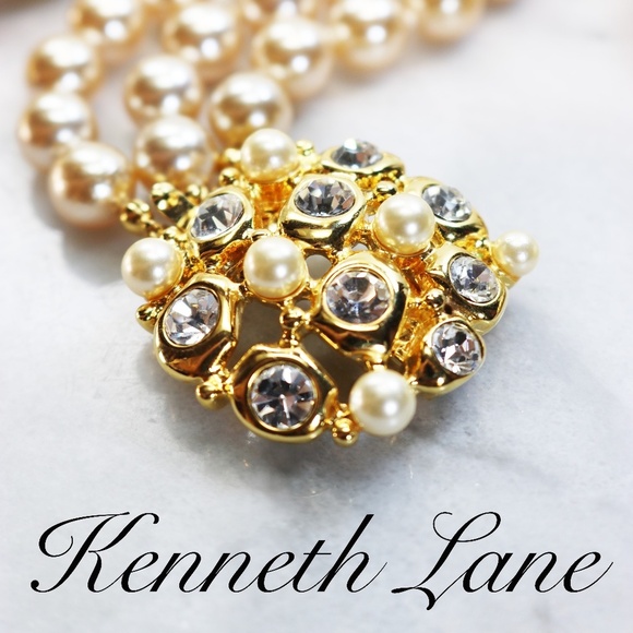 ⚜️ Vintage Kenneth Lane Multistrand Pearl Bracelet - Picture 16 of 16